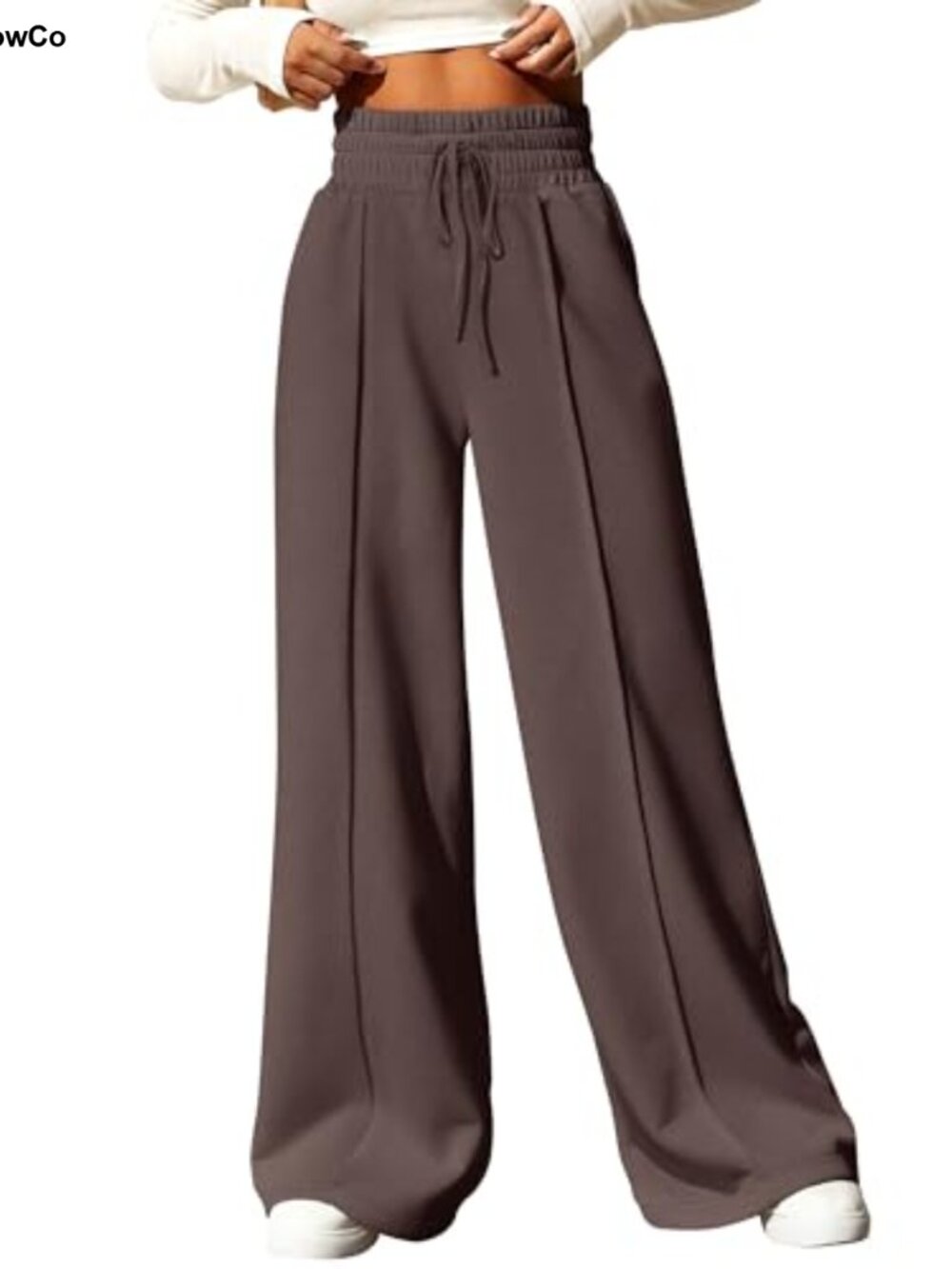 Women's Wide Leg Sweatpants High Waist Drawstring Lounge Joggers